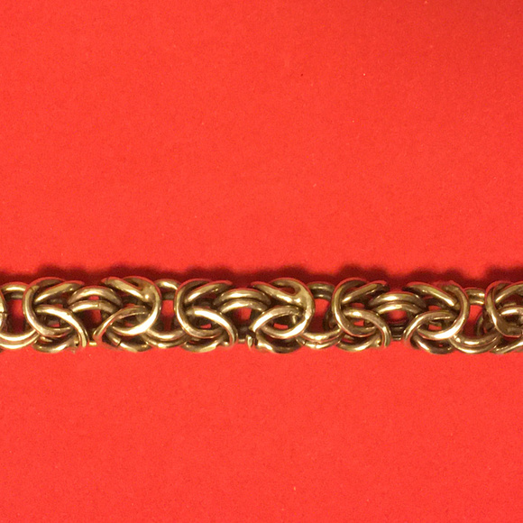 Larger Link Sterling Silver bracelet - Picture 2 of 3